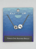 Vulcan Stainless Steel Charm Bracelet