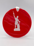 Vulcan Resin Round Ornament