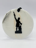 Vulcan Resin Round Ornament