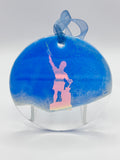Vulcan Resin Round Ornament